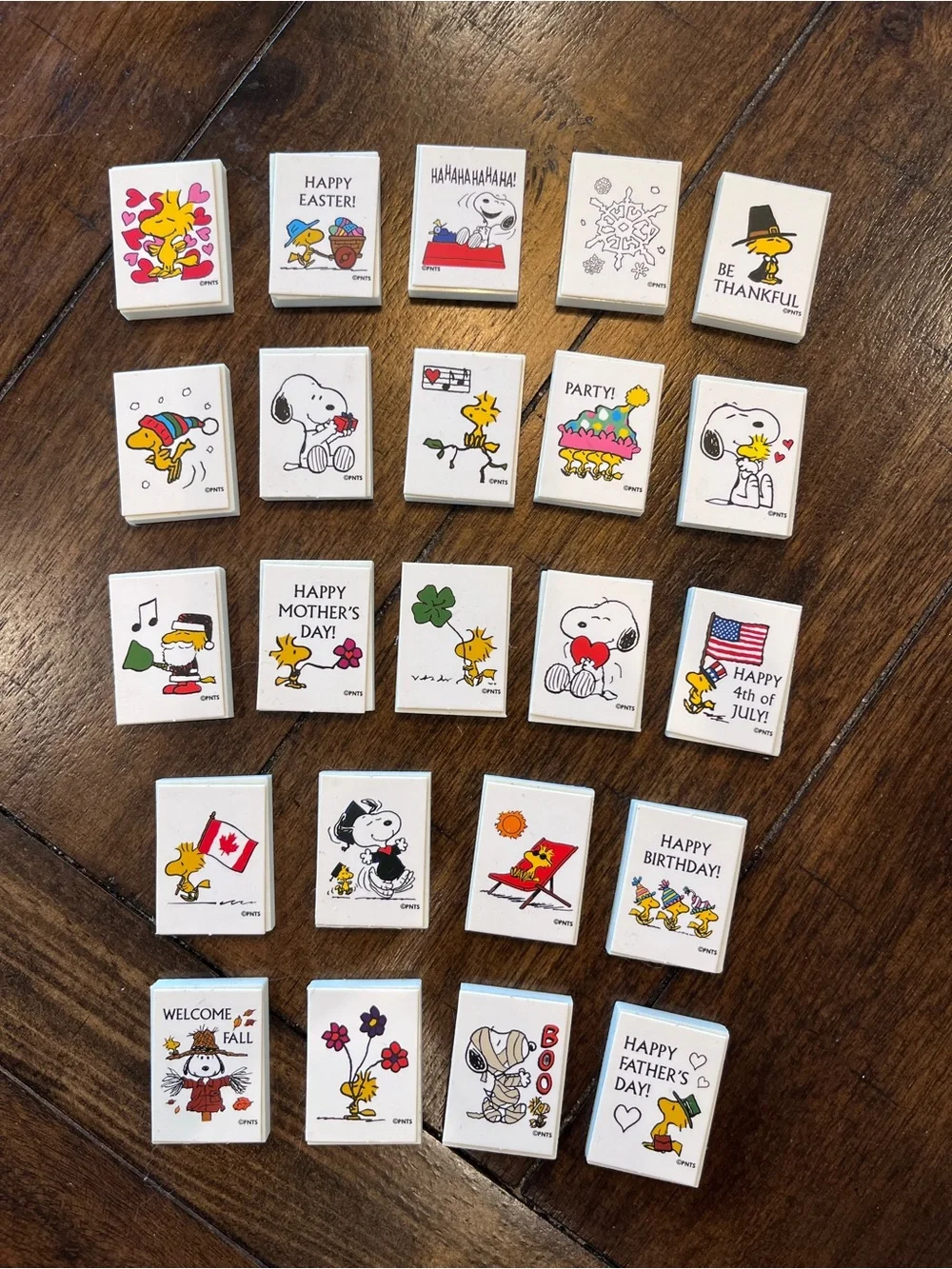 2018 Snoopy Through the Seasons Perpetual Calendar